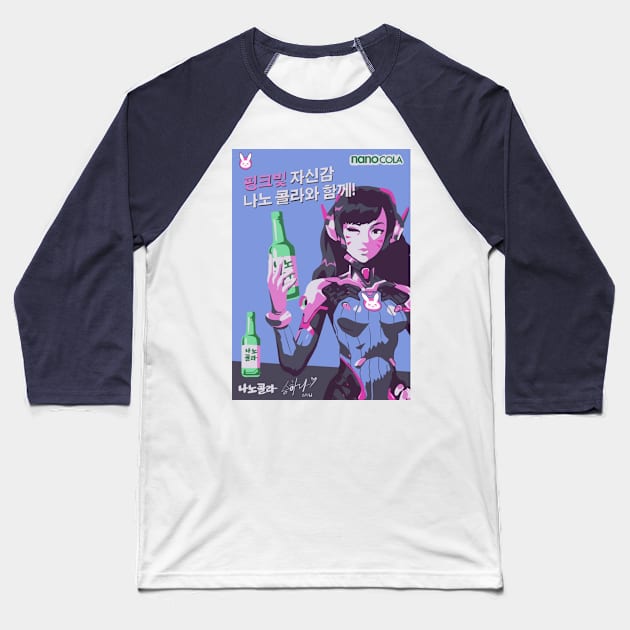 Dva Cola Shirt Baseball T-Shirt by RossMcB_